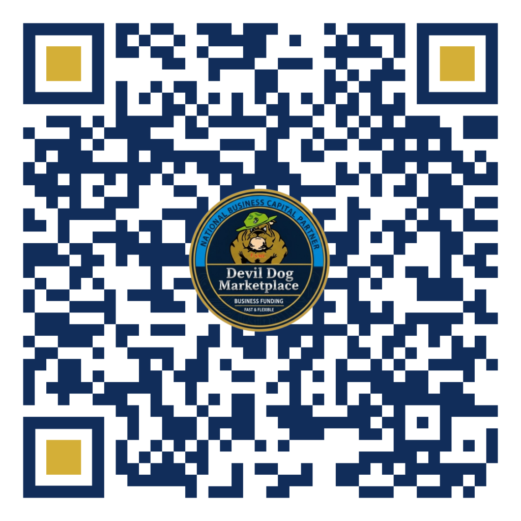 Scan to visit Devil Dog Marketplace and connect with Michael Fieger, Partner of National Business Capital.